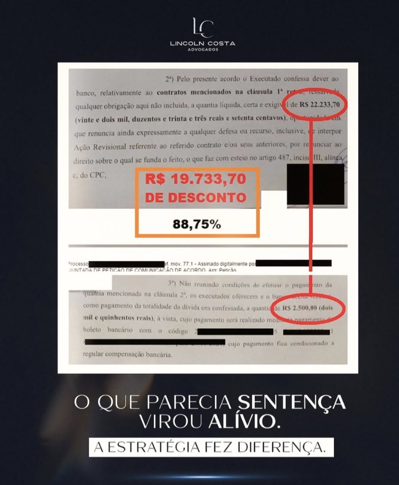 Prova real — Sentença virou alívio